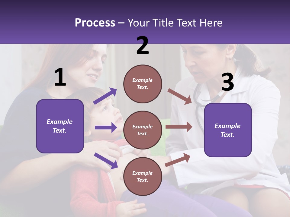 The Doctor Listens To The Child PowerPoint Template