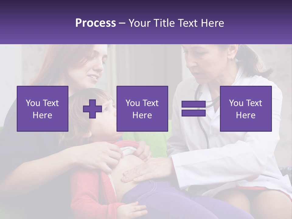 The Doctor Listens To The Child PowerPoint Template