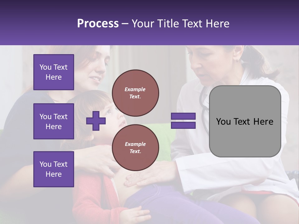 The Doctor Listens To The Child PowerPoint Template