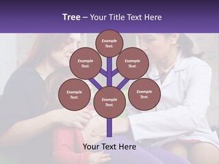 The Doctor Listens To The Child PowerPoint Template