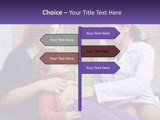 The Doctor Listens To The Child PowerPoint Template