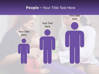 The Doctor Listens To The Child PowerPoint Template