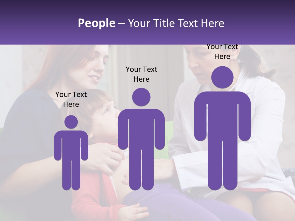 The Doctor Listens To The Child PowerPoint Template