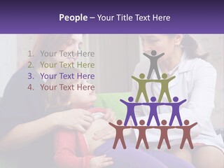 The Doctor Listens To The Child PowerPoint Template