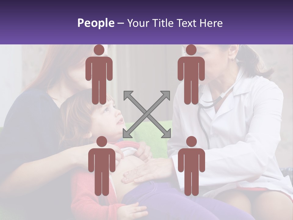 The Doctor Listens To The Child PowerPoint Template