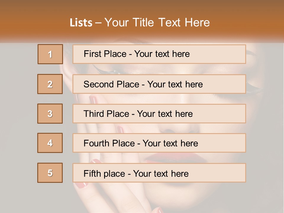 Makeup And Nails PowerPoint Template