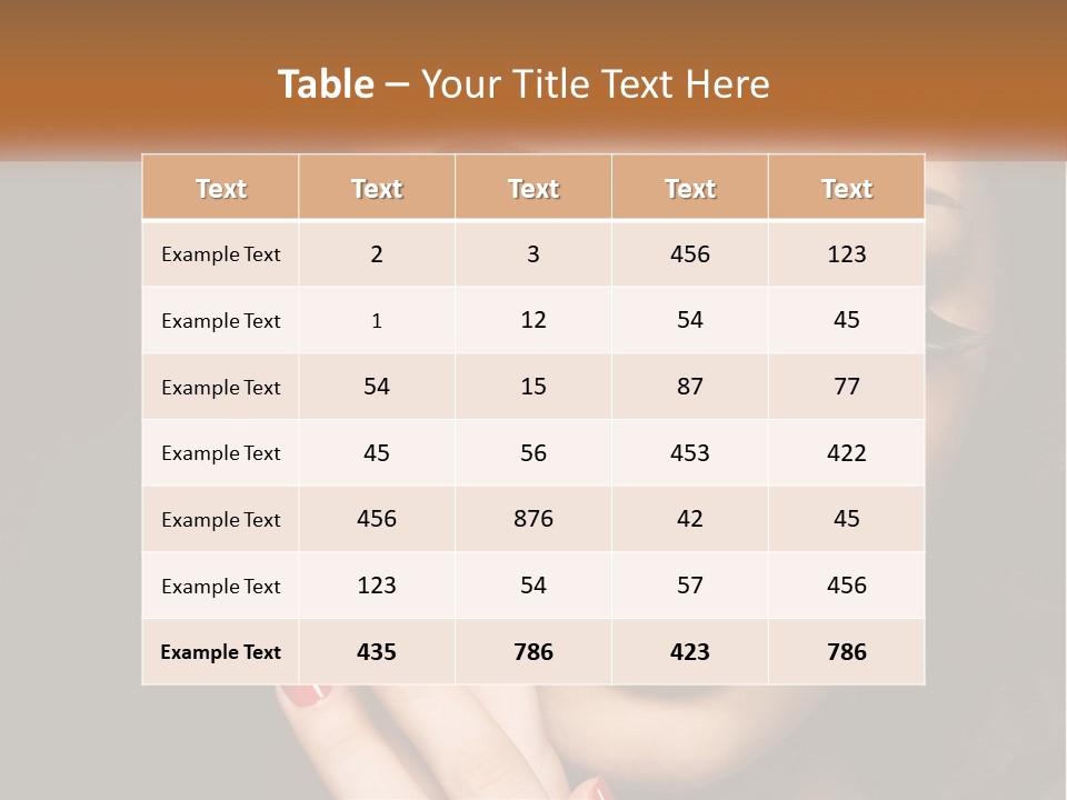 Makeup And Nails PowerPoint Template