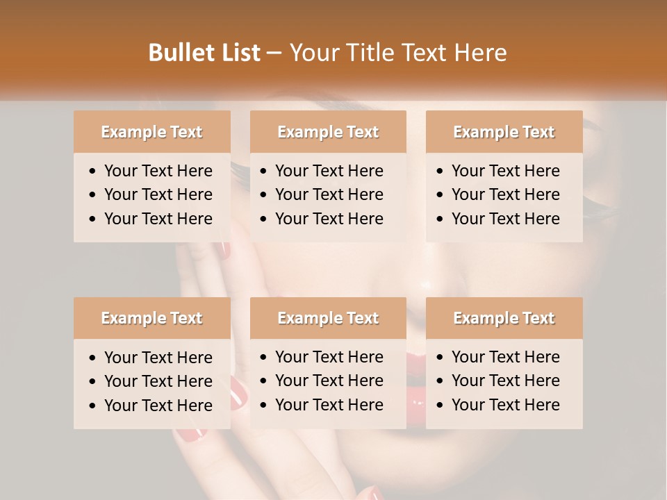 Makeup And Nails PowerPoint Template