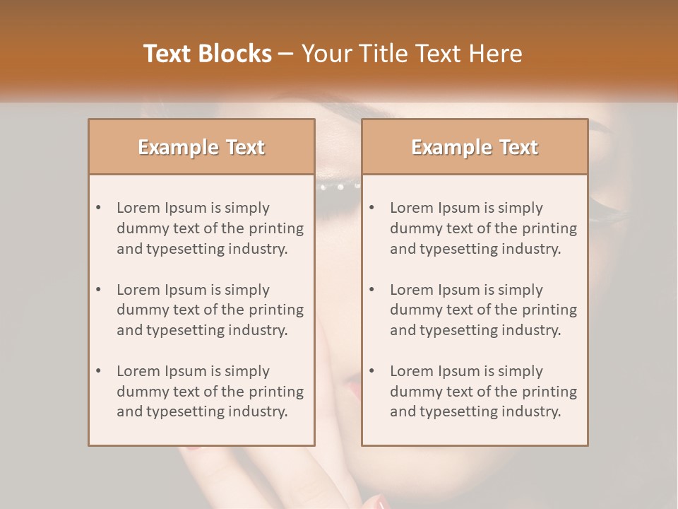 Makeup And Nails PowerPoint Template
