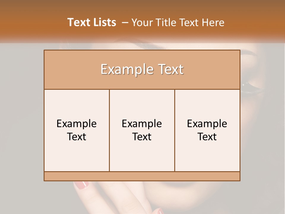 Makeup And Nails PowerPoint Template