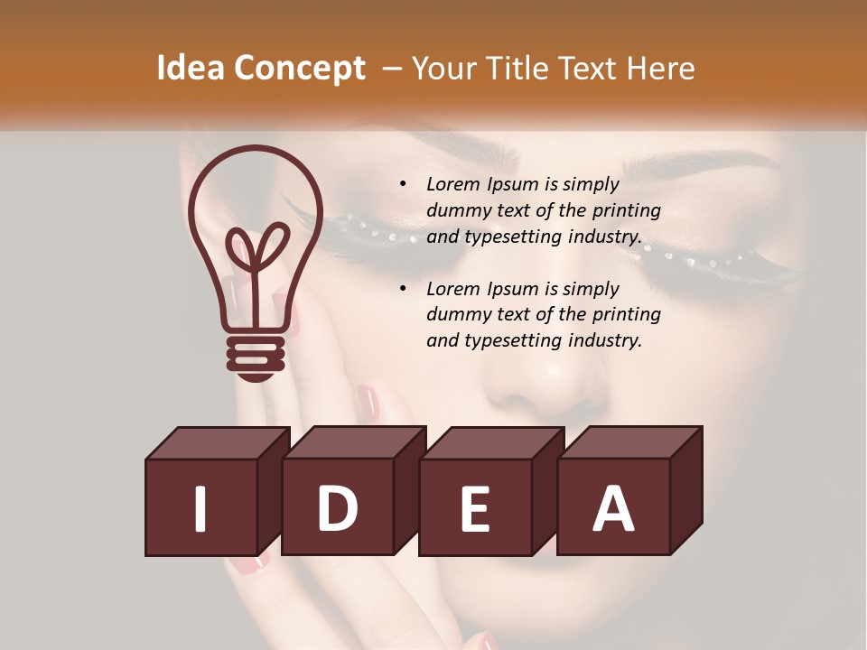 Makeup And Nails PowerPoint Template