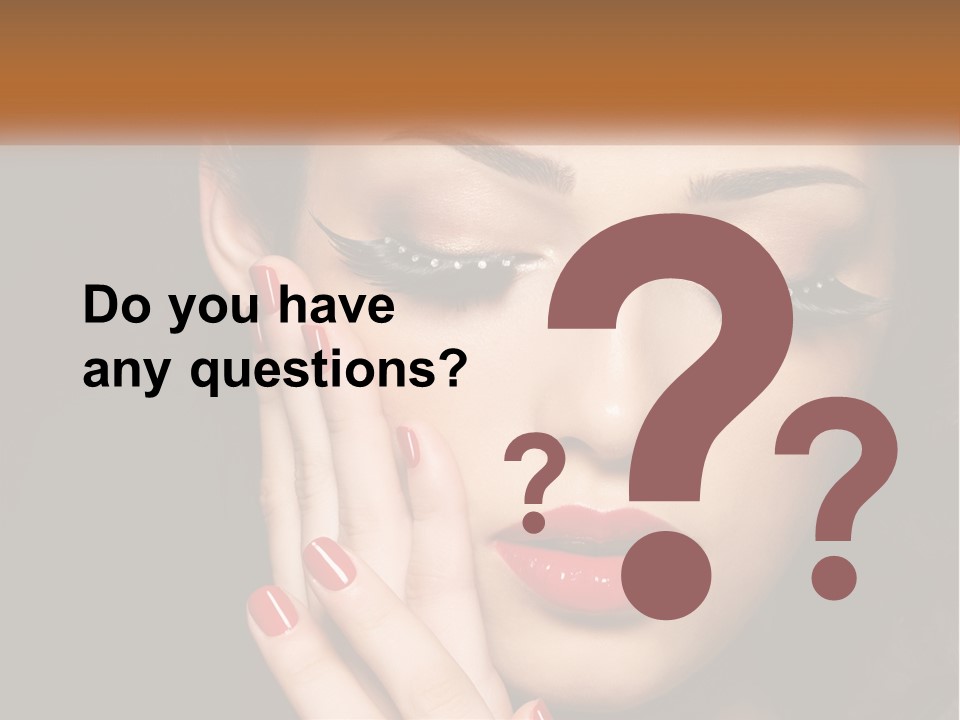 Makeup And Nails PowerPoint Template