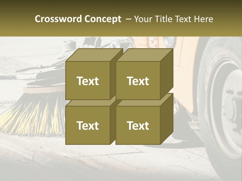 Road Cleaning Equipment PowerPoint Template