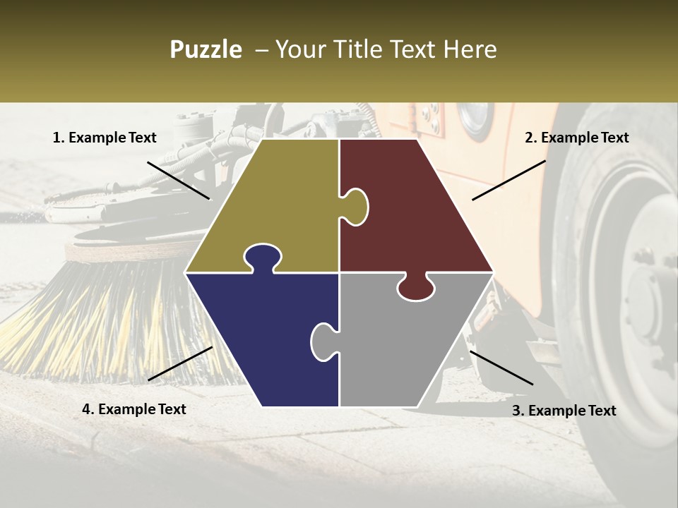 Road Cleaning Equipment PowerPoint Template