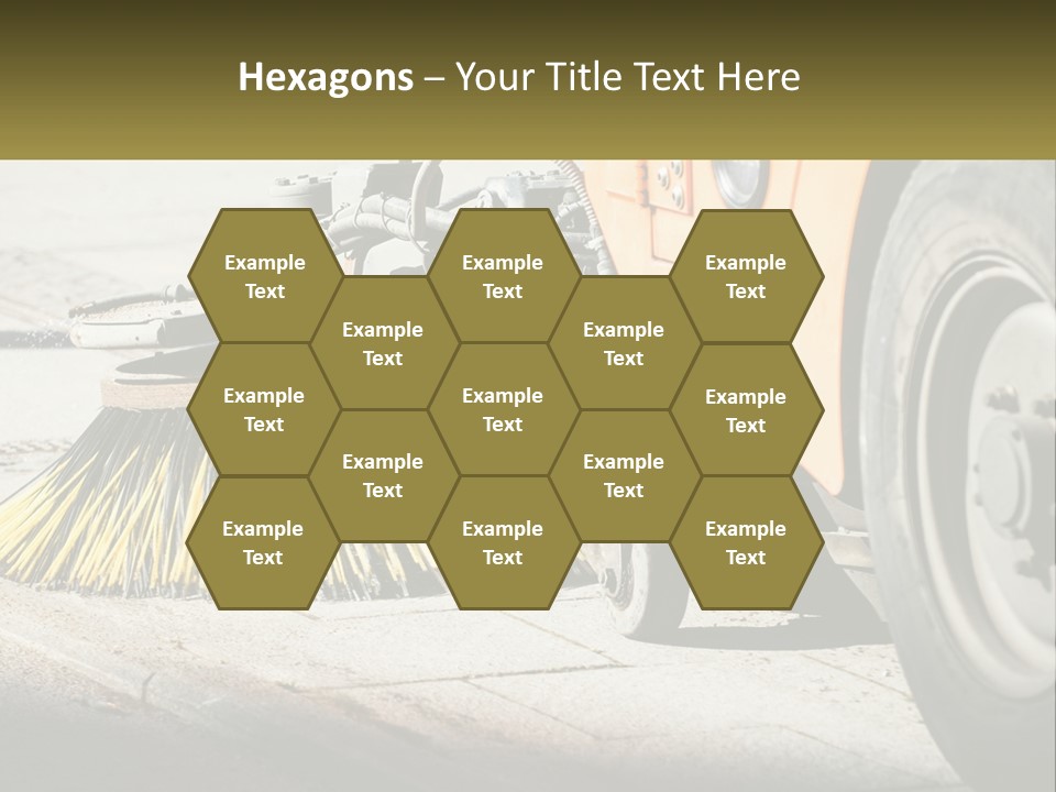 Road Cleaning Equipment PowerPoint Template