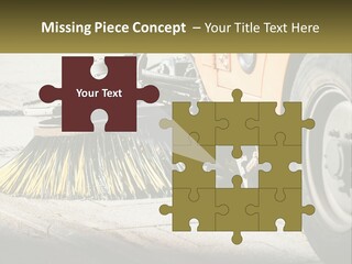 Road Cleaning Equipment PowerPoint Template