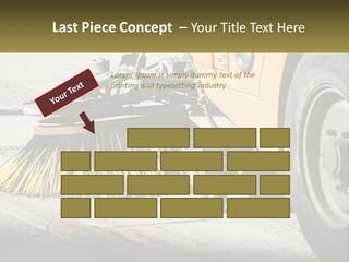 Road Cleaning Equipment PowerPoint Template