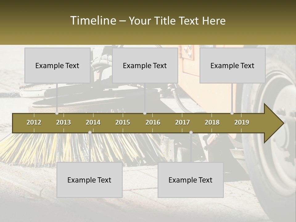 Road Cleaning Equipment PowerPoint Template