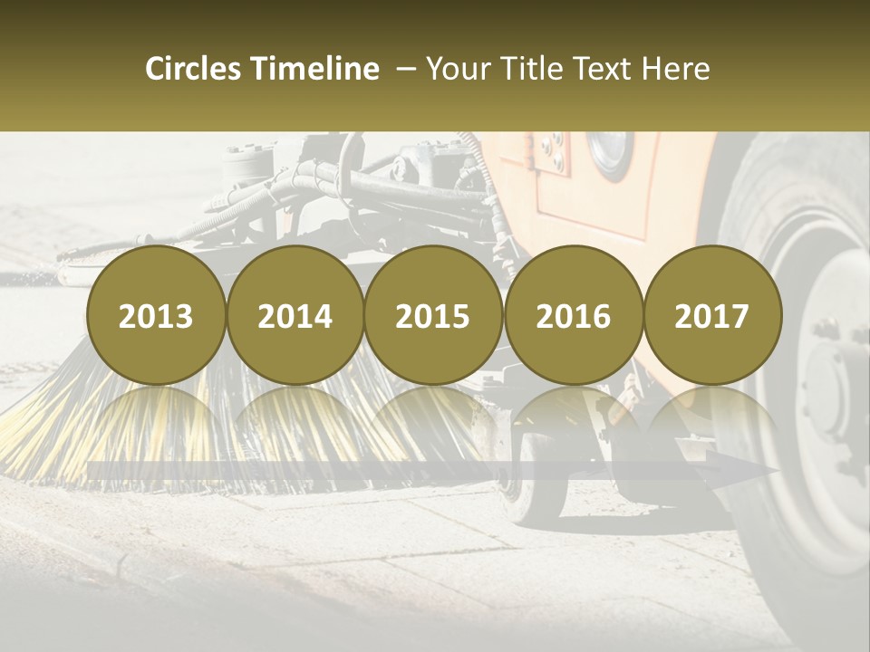 Road Cleaning Equipment PowerPoint Template