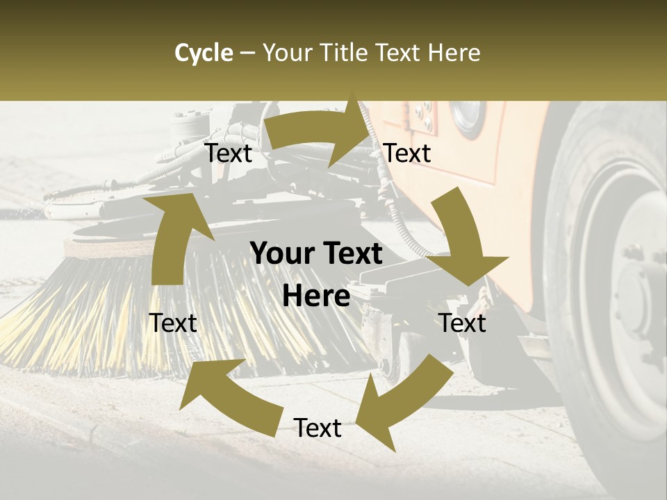 Road Cleaning Equipment PowerPoint Template