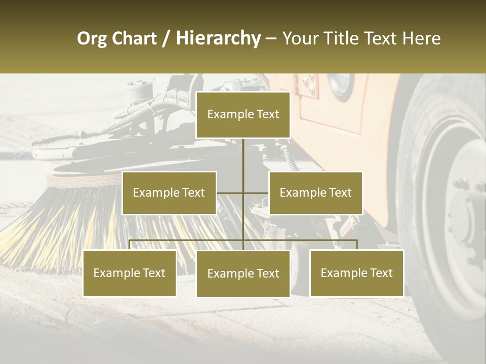 Road Cleaning Equipment PowerPoint Template