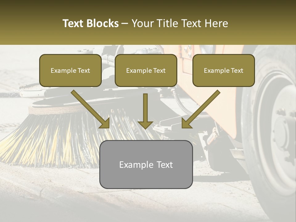 Road Cleaning Equipment PowerPoint Template