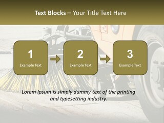 Road Cleaning Equipment PowerPoint Template