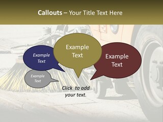 Road Cleaning Equipment PowerPoint Template