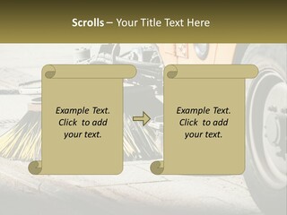 Road Cleaning Equipment PowerPoint Template