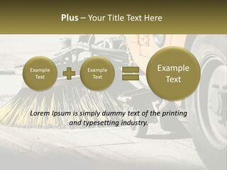 Road Cleaning Equipment PowerPoint Template