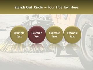 Road Cleaning Equipment PowerPoint Template