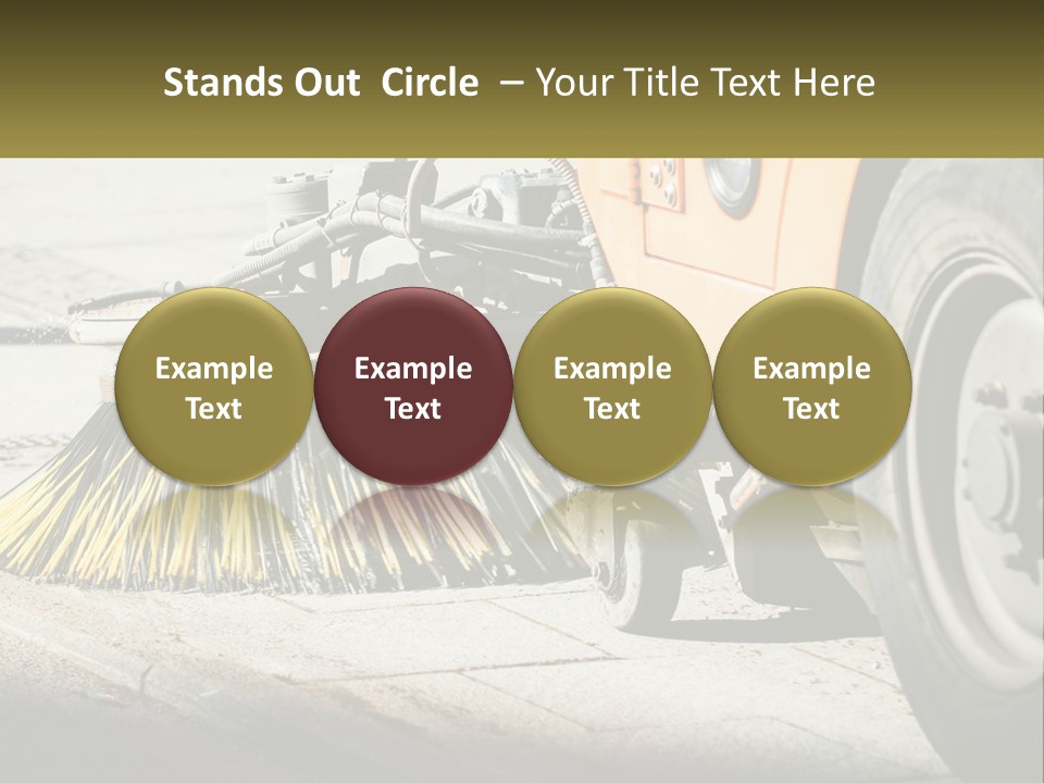 Road Cleaning Equipment PowerPoint Template