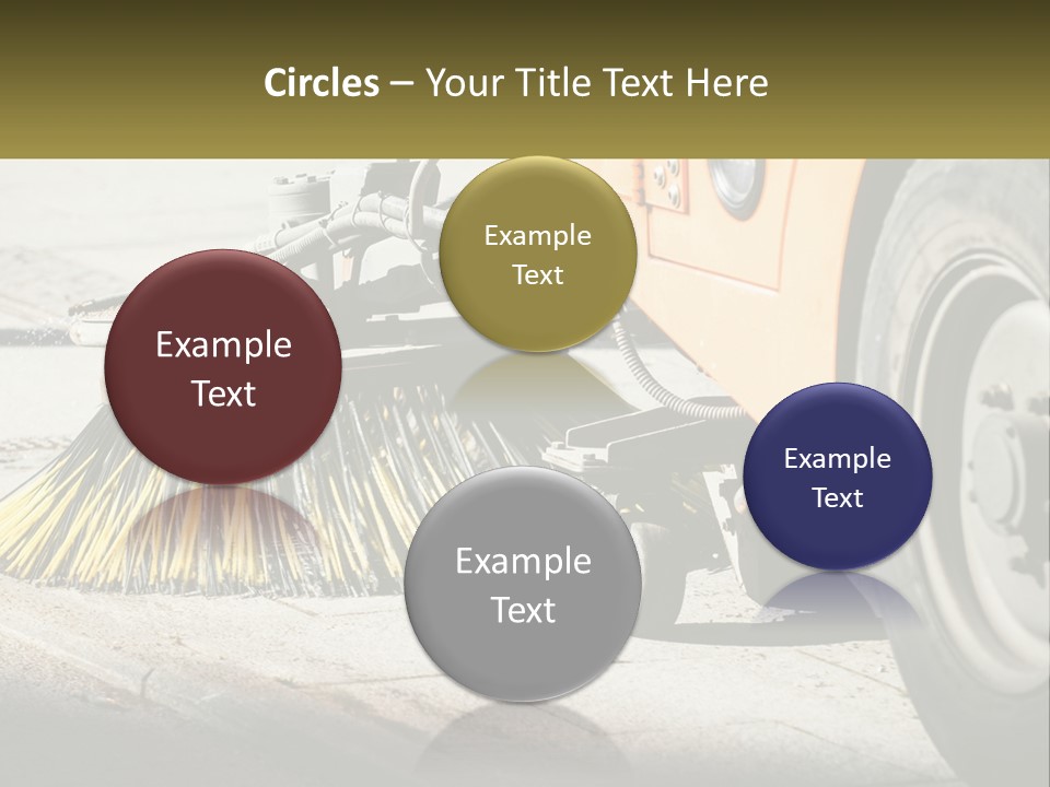 Road Cleaning Equipment PowerPoint Template