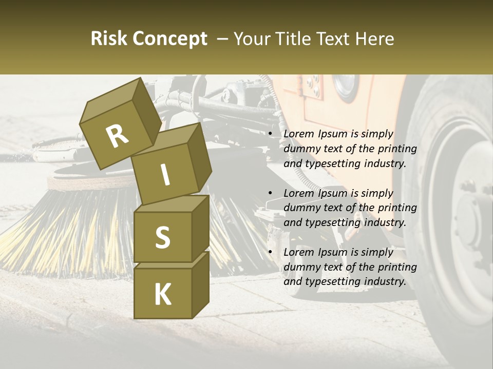 Road Cleaning Equipment PowerPoint Template
