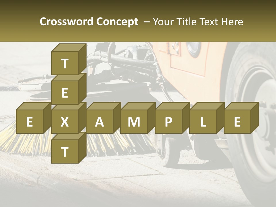 Road Cleaning Equipment PowerPoint Template