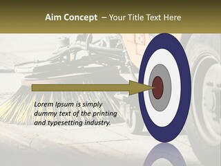 Road Cleaning Equipment PowerPoint Template