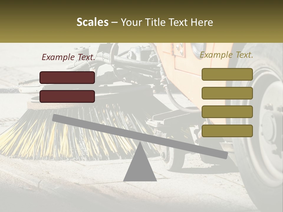 Road Cleaning Equipment PowerPoint Template