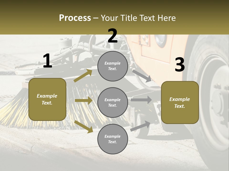 Road Cleaning Equipment PowerPoint Template