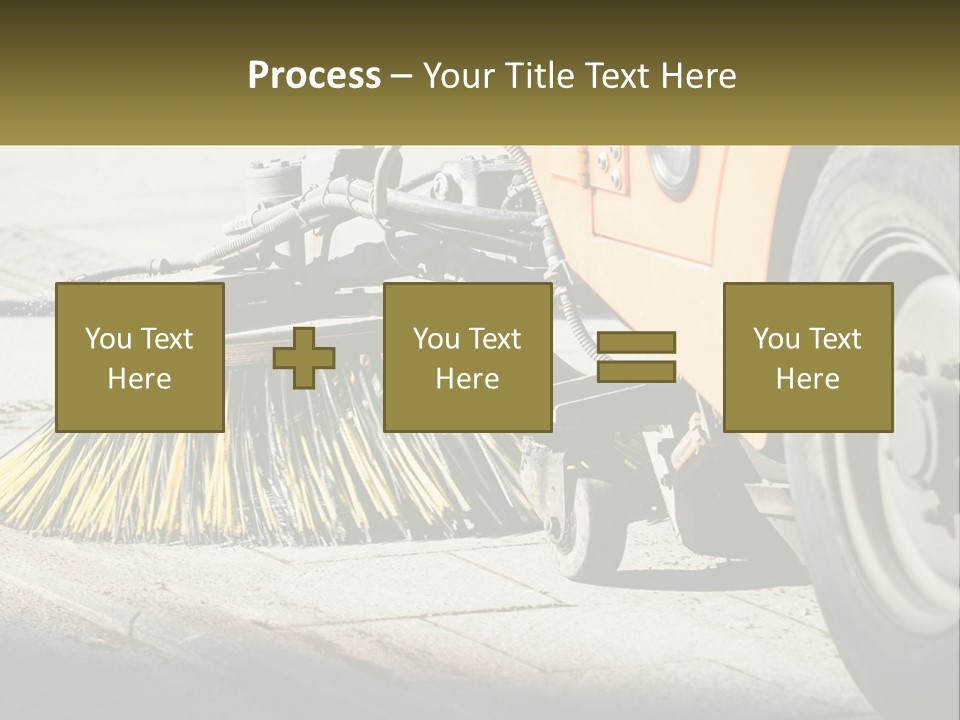 Road Cleaning Equipment PowerPoint Template