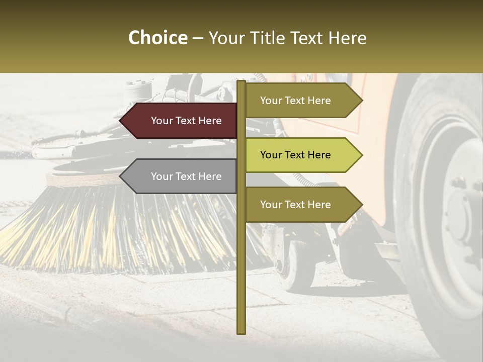 Road Cleaning Equipment PowerPoint Template