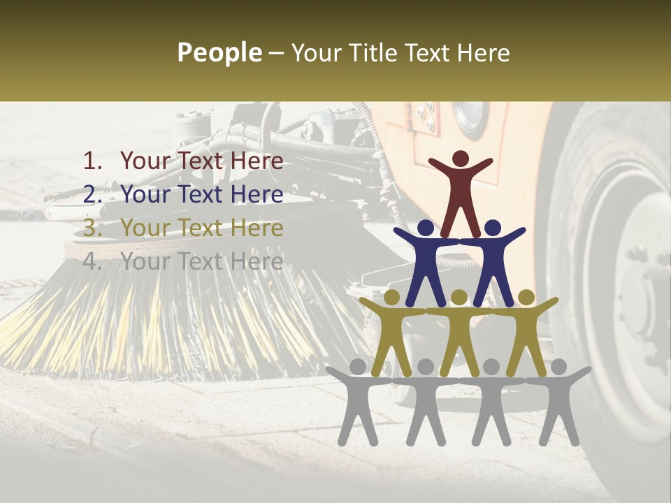 Road Cleaning Equipment PowerPoint Template