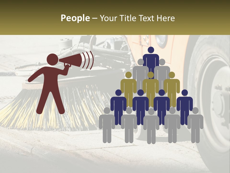 Road Cleaning Equipment PowerPoint Template