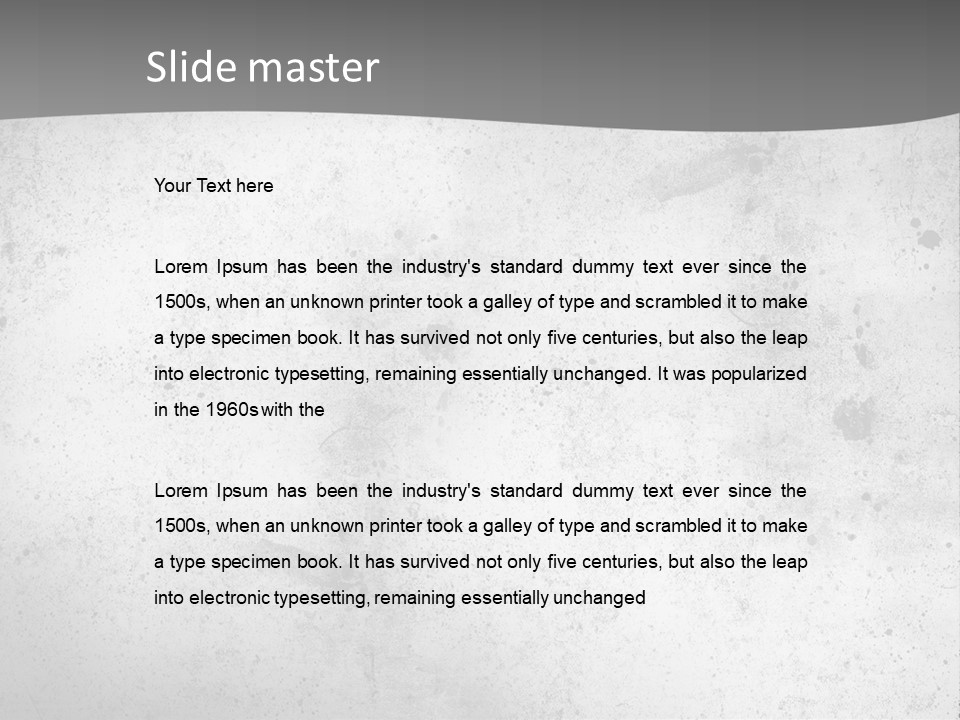 Illustration Of Concrete Wall PowerPoint Template