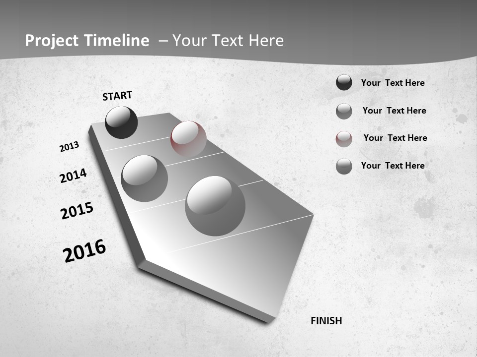 Illustration Of Concrete Wall PowerPoint Template