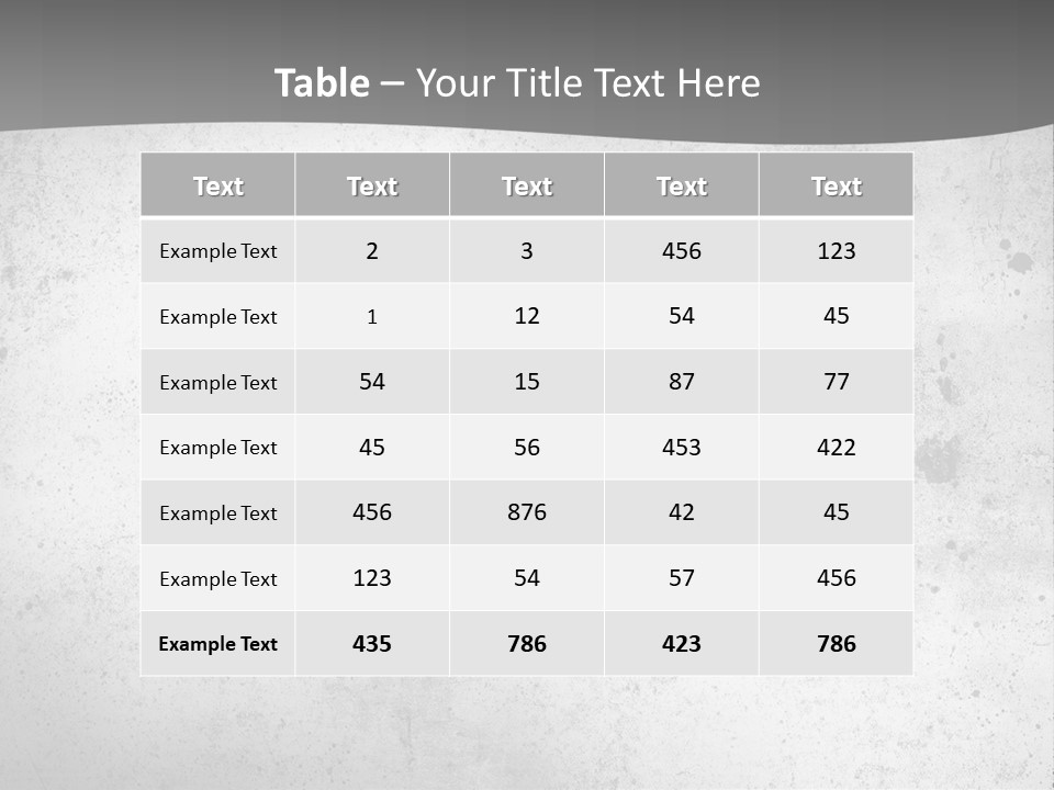 Illustration Of Concrete Wall PowerPoint Template