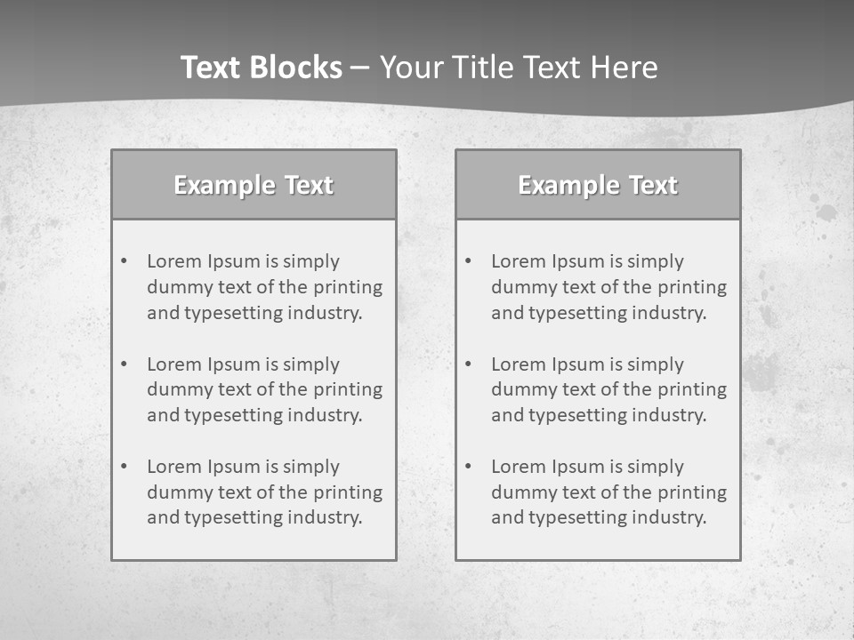 Illustration Of Concrete Wall PowerPoint Template