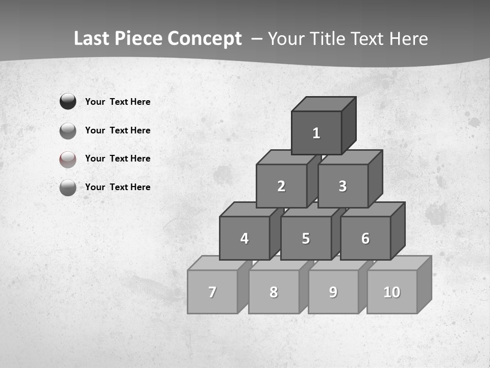 Illustration Of Concrete Wall PowerPoint Template