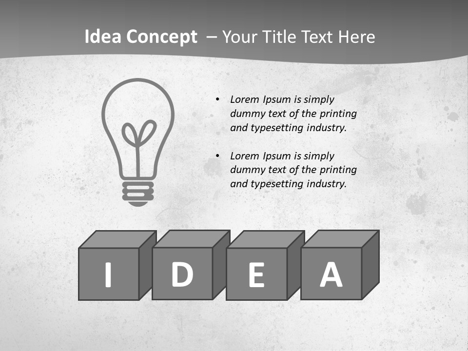 Illustration Of Concrete Wall PowerPoint Template