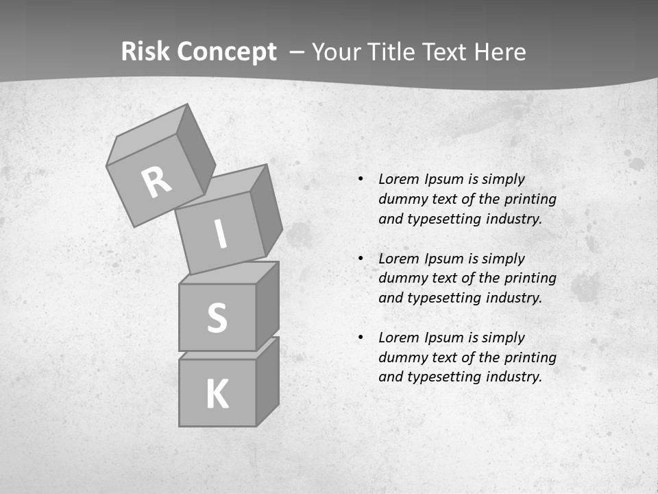 Illustration Of Concrete Wall PowerPoint Template