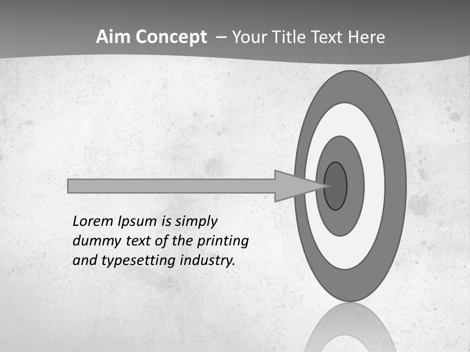 Illustration Of Concrete Wall PowerPoint Template